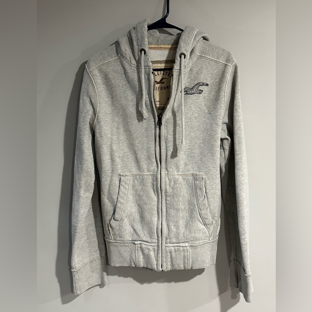 Men’s Hollister Full Zip Hoodie - Size Medium